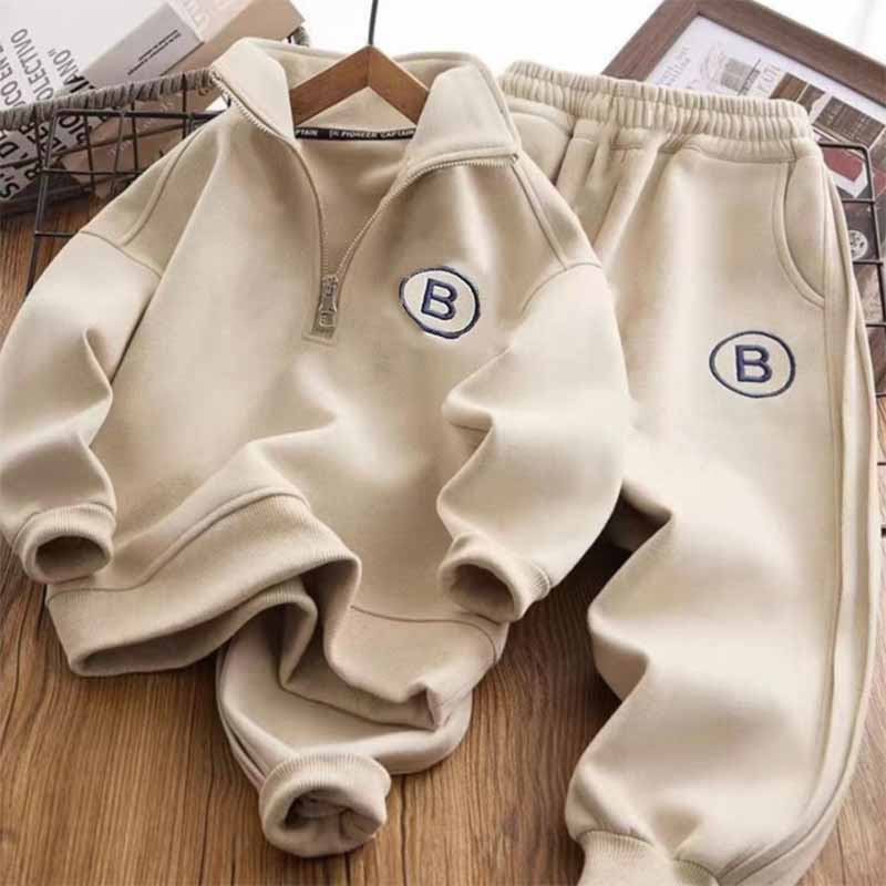 Running Gear Kids - Children's Sweater Sports Sets Boys Stand-Up