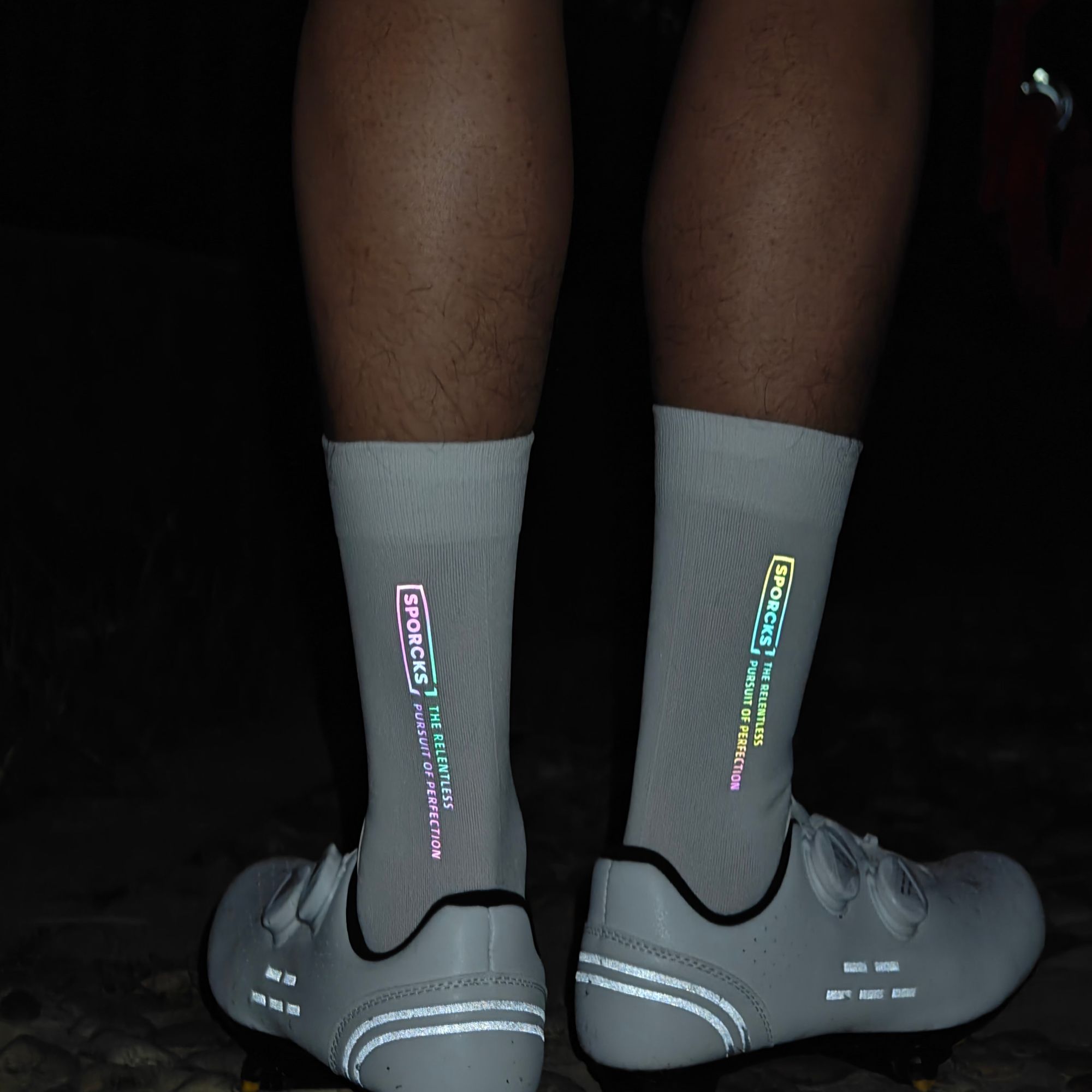 Running Gear Marathon - Sporcks Colorful High-Reflective Cycling Socks, Bicycle