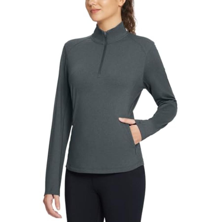 Winter Running Gear Jacket - Women's Fleece Pullover Jacket Water Resistant