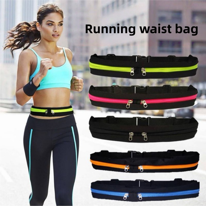 Running Gear Marathon - Unisex sporty leisure waist bag, shockproof