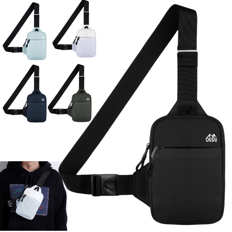Running Belt Waist - Casual Men Shoulder Chest Bag Nylon