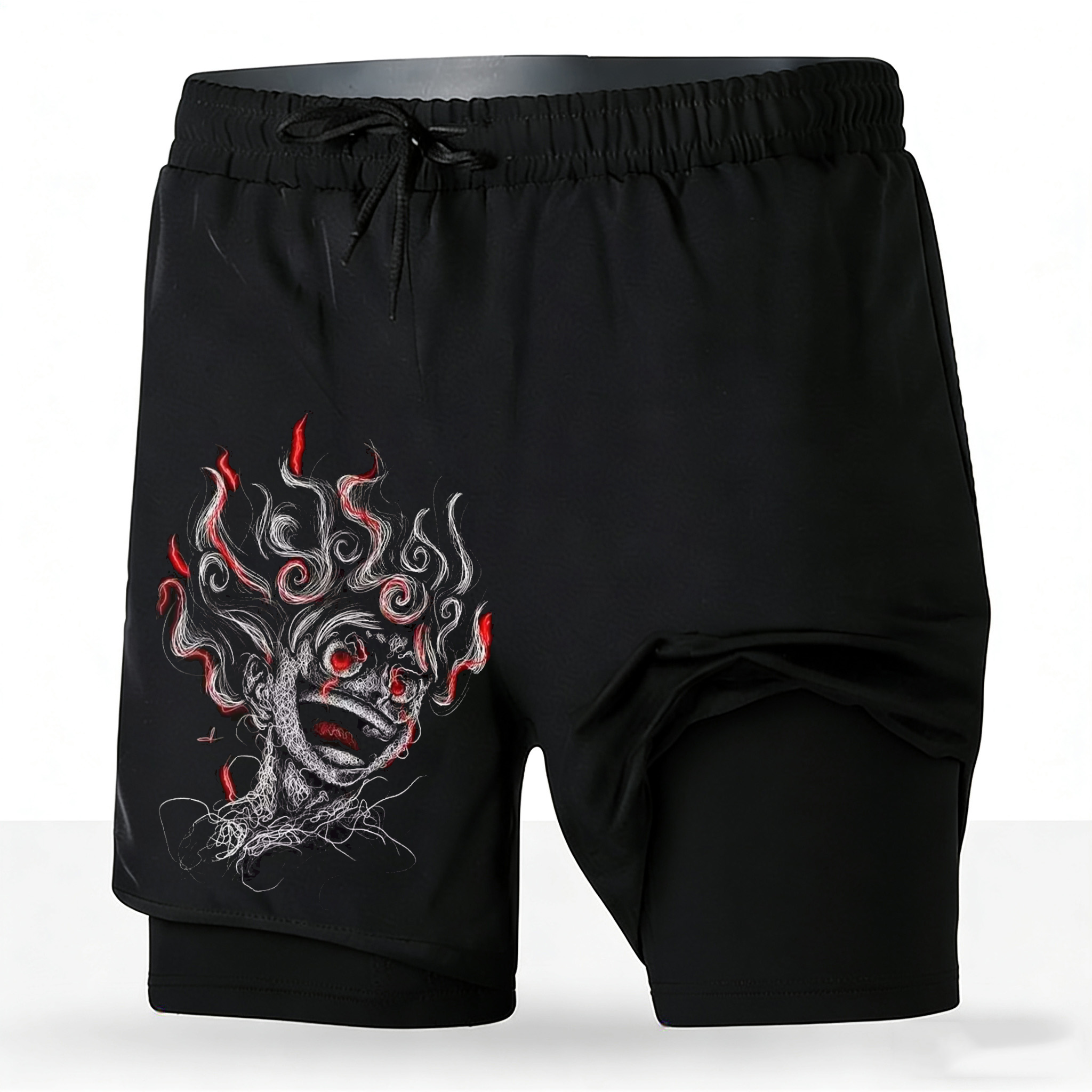 Running Gear Japan - Men's One Piece Anime 2-in-1 Running