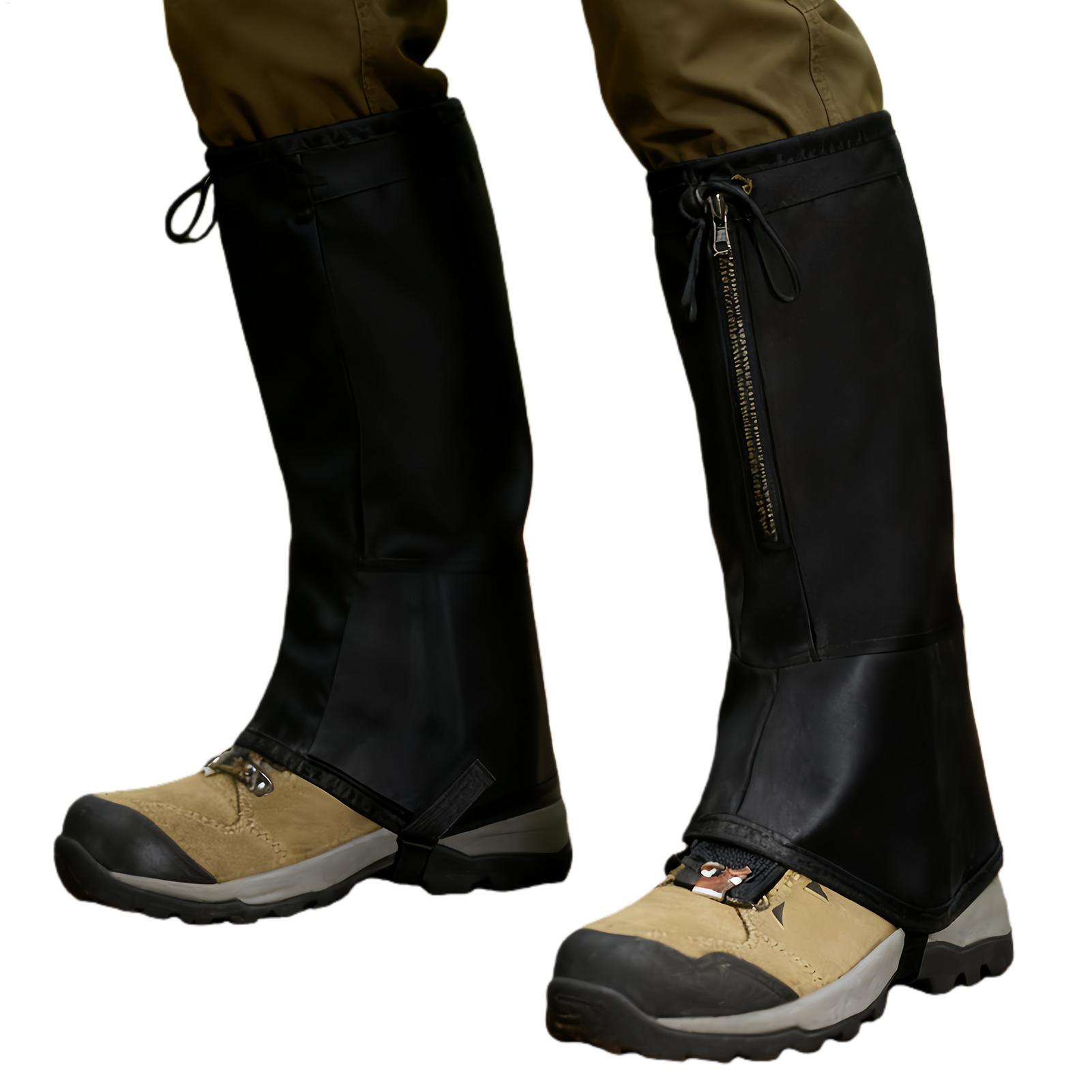 Running Gear Rain - Waterproof Leg Gaiters for Hiking, Adjustable