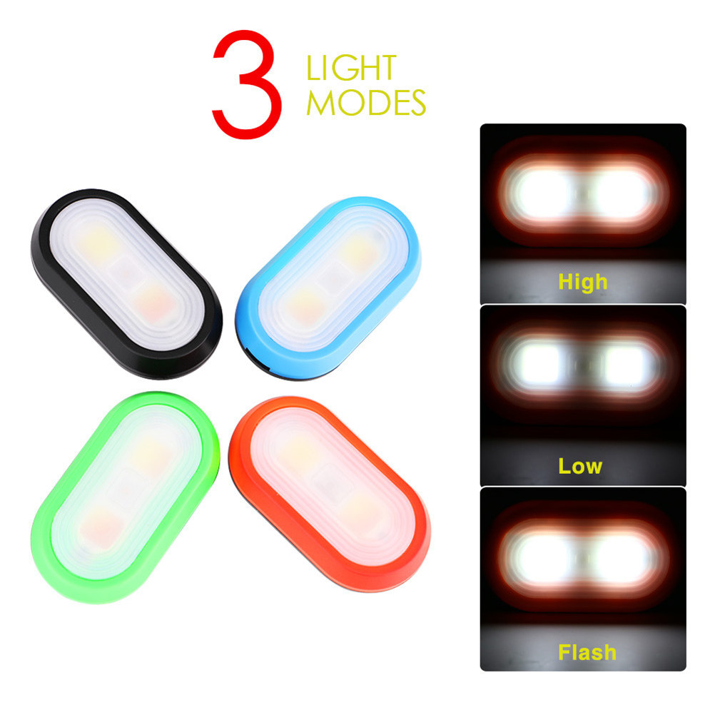 Running Gear Rain - 4Pcs Slim Lightweight LED Running Light
