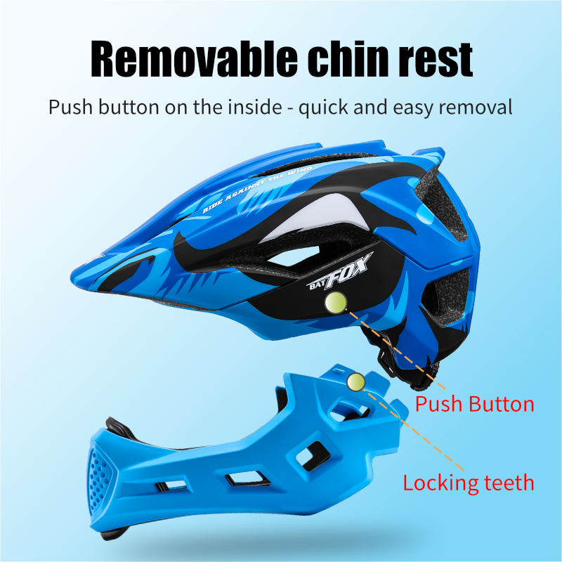 BATFOX Kids Full Face Bike Hel - Running Gear Kids avis et prix