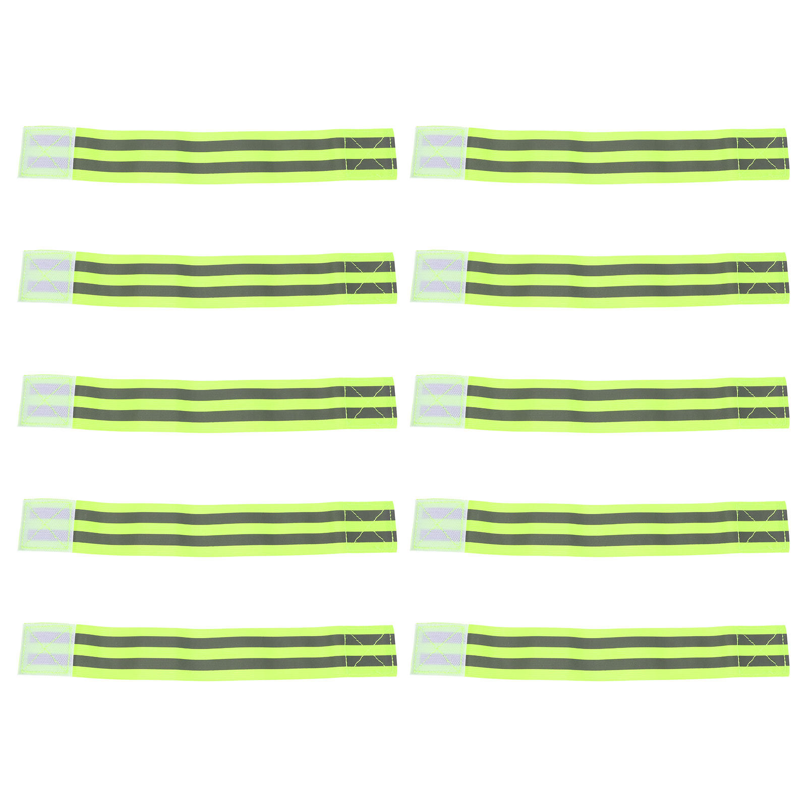 10Pcs Reflective Armbands Wide - Running Gear For Night avis et prix