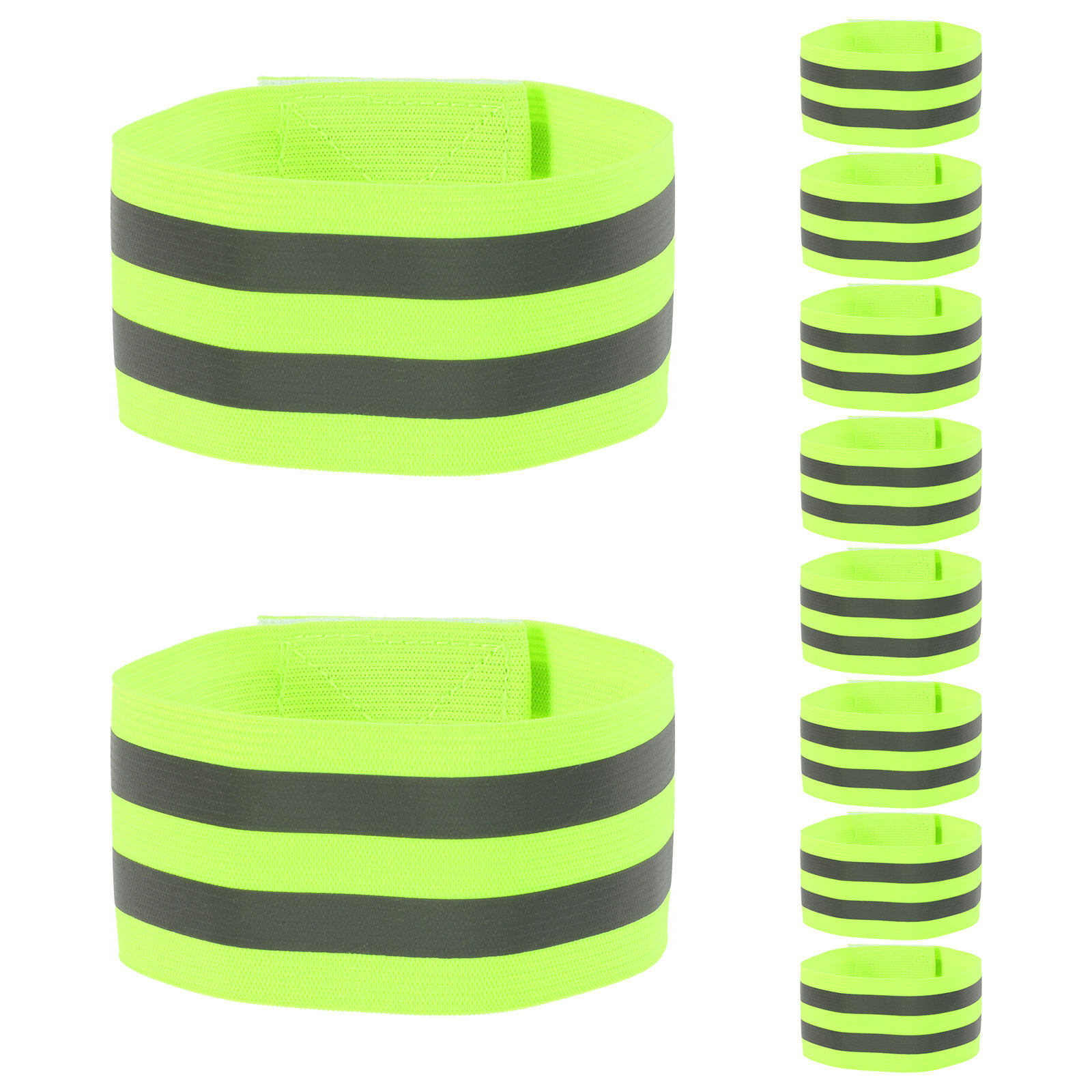 10Pcs Reflective Armbands Wide - Running Gear For Night avis et prix