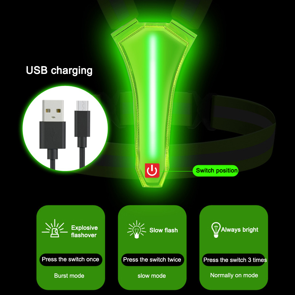 LED Running Vest USB Rechargea - Running Gear Marathon avis et prix