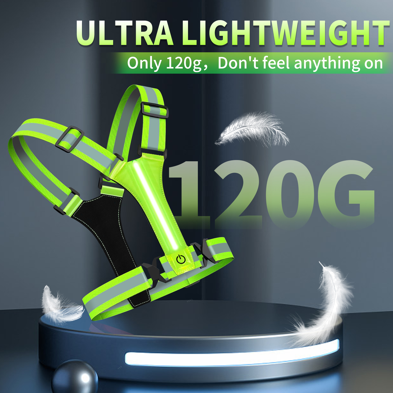 Outdoor Night Walking Safety V - Reflective Running Gear Vest avis et prix