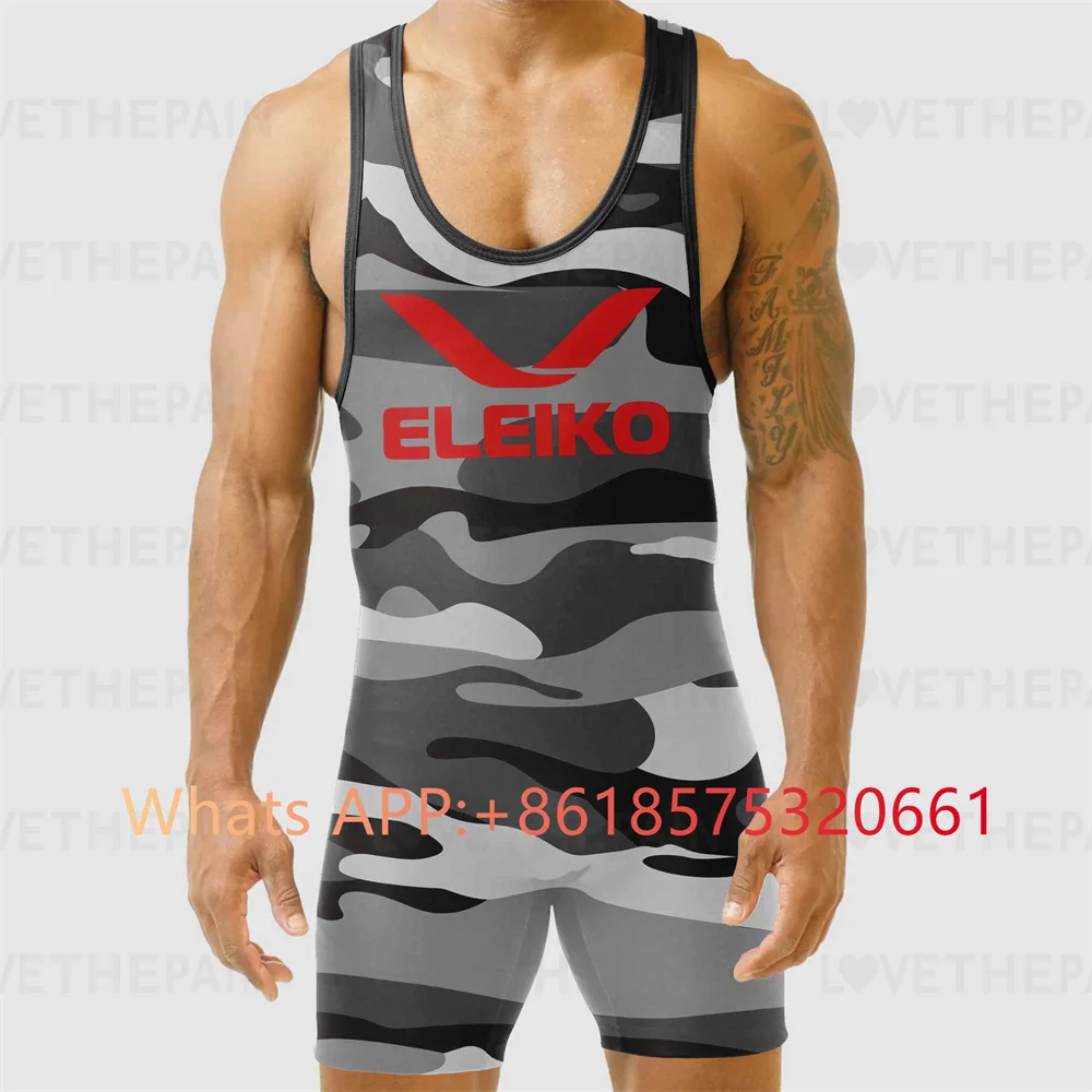 ELEIKO Mens Wrestling Singlet  - Running Gear Train avis et prix