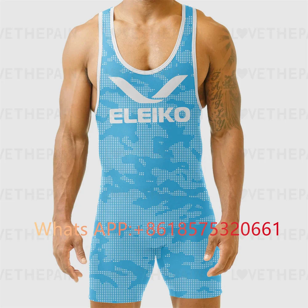 ELEIKO Mens Wrestling Singlet  - Running Gear Train avis et prix