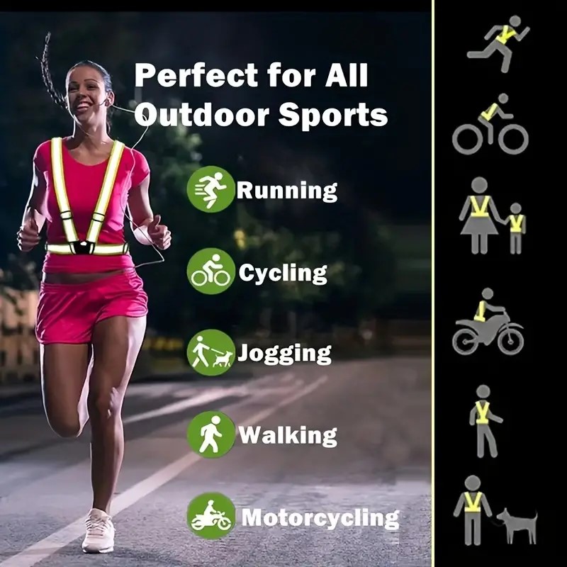 Reflective Vest Running Gear,  - Reflective Running Gear Vest avis et prix