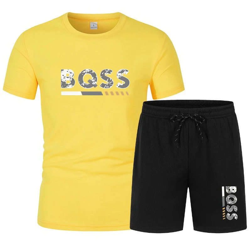 Men's Tracksuit Set Summer Qui - Running Gear Men avis et prix