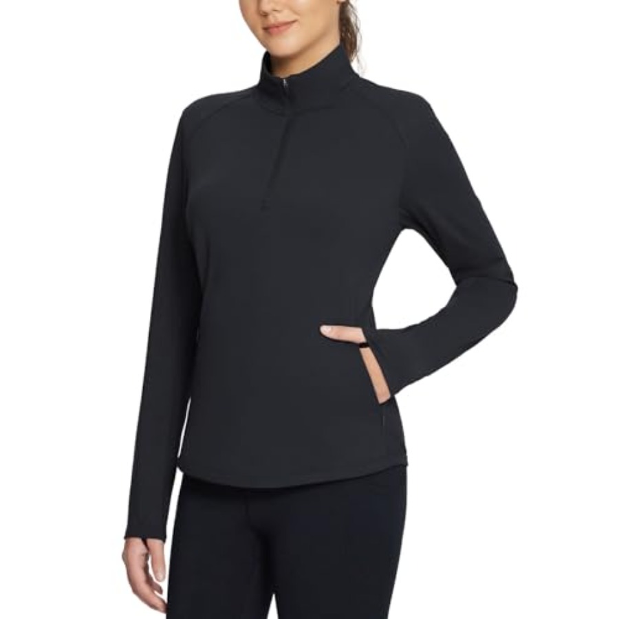 Women's Fleece Pullover Jacket - Winter Running Gear Jacket avis et prix