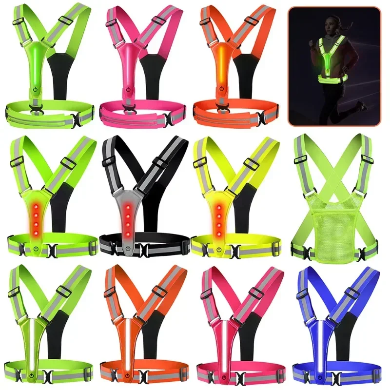 LED Reflective Vest Running Ge - Reflective Running Gear Vest avis et prix