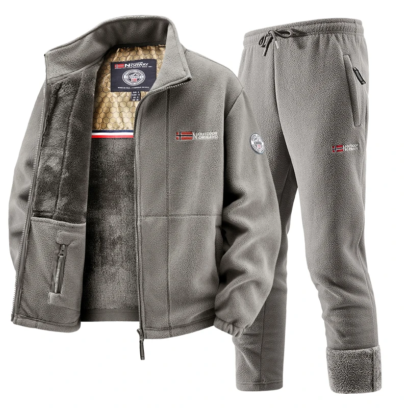 Mens Winter Fleece Tracksuit S - Running Gear Men avis et prix