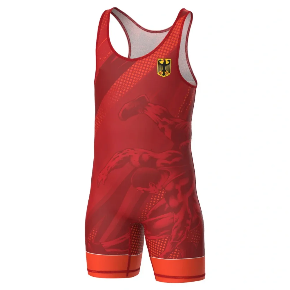 Mens Wrestling Singlet Uniform - Running Gear Train avis et prix
