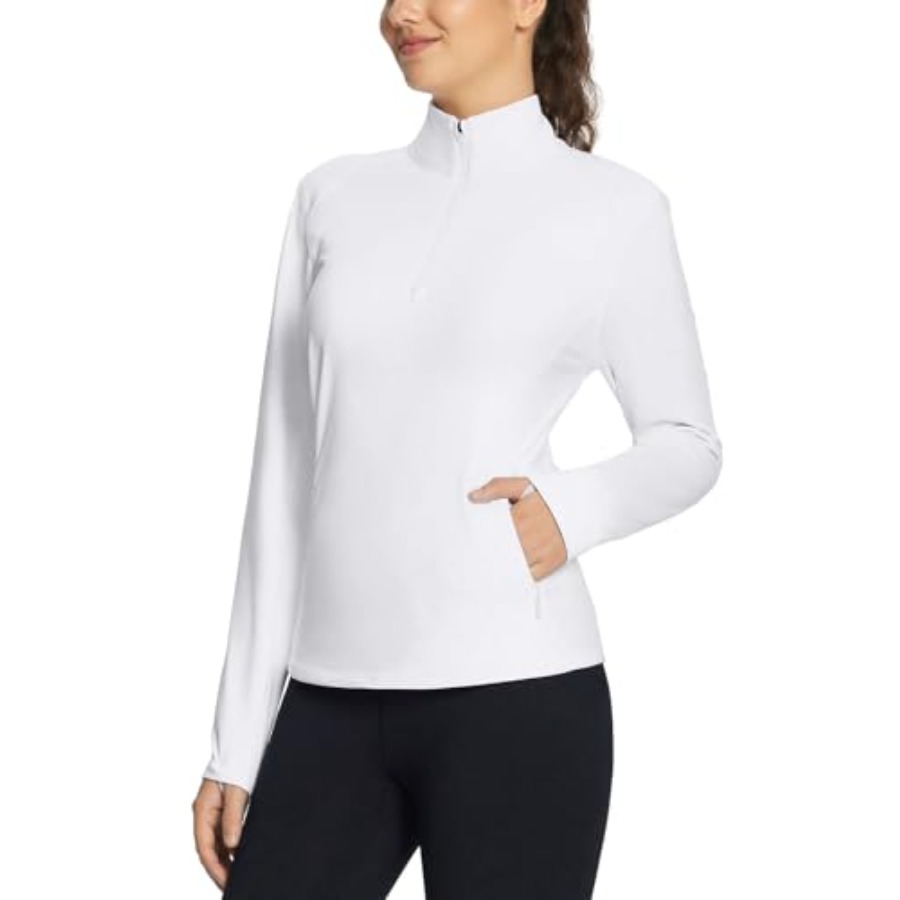 Women's Fleece Pullover Jacket - Winter Running Gear Jacket avis et prix
