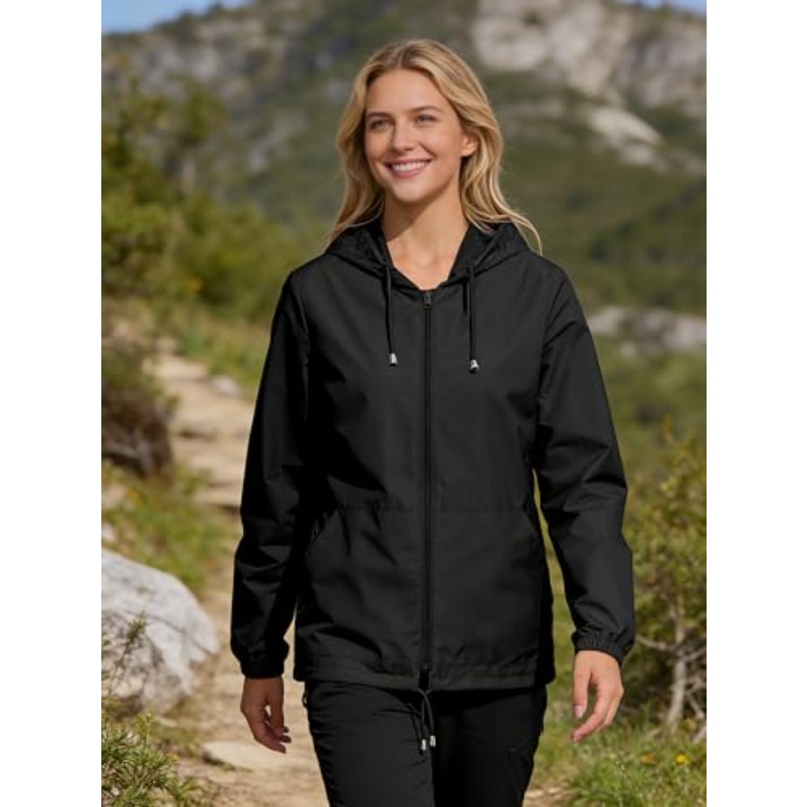 Womens Rain Jacket Lightweight - Running Gear Rain avis et prix