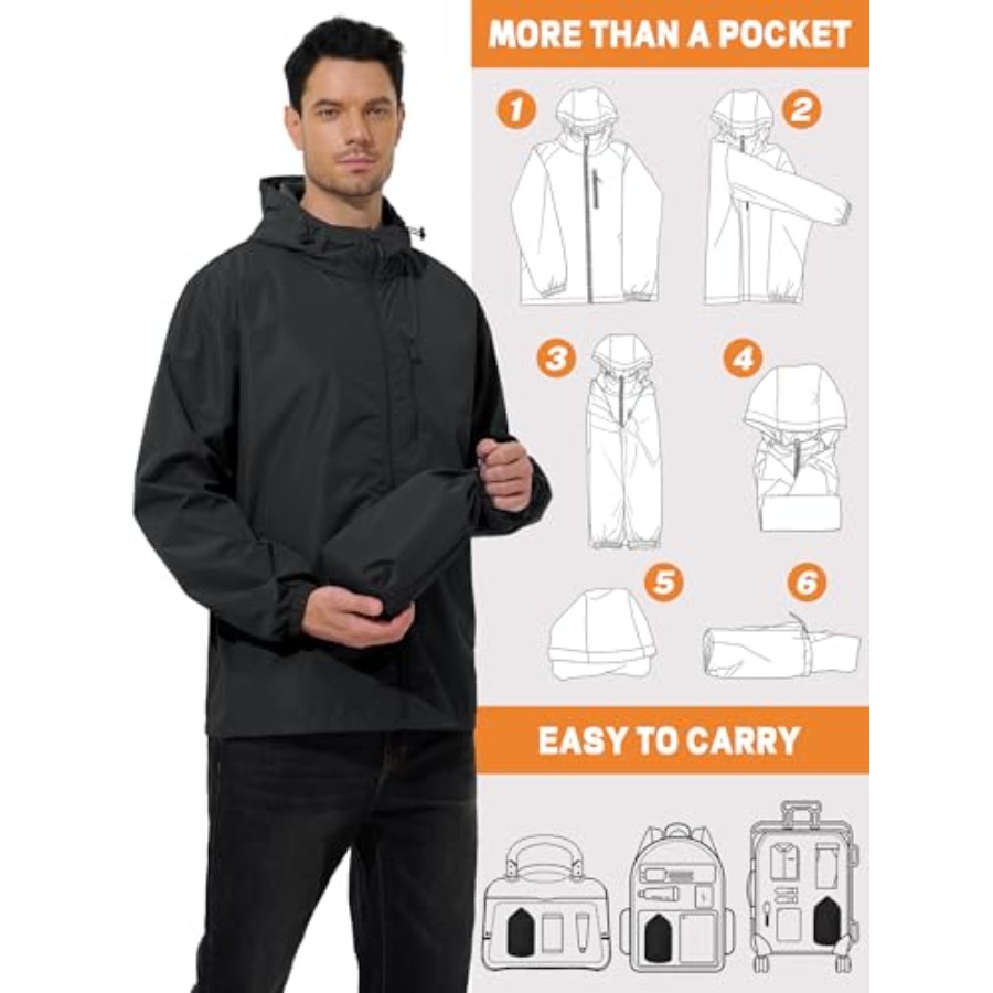 UIQUR Men's Cycling Jacket Rai - Running Gear Rain avis et prix