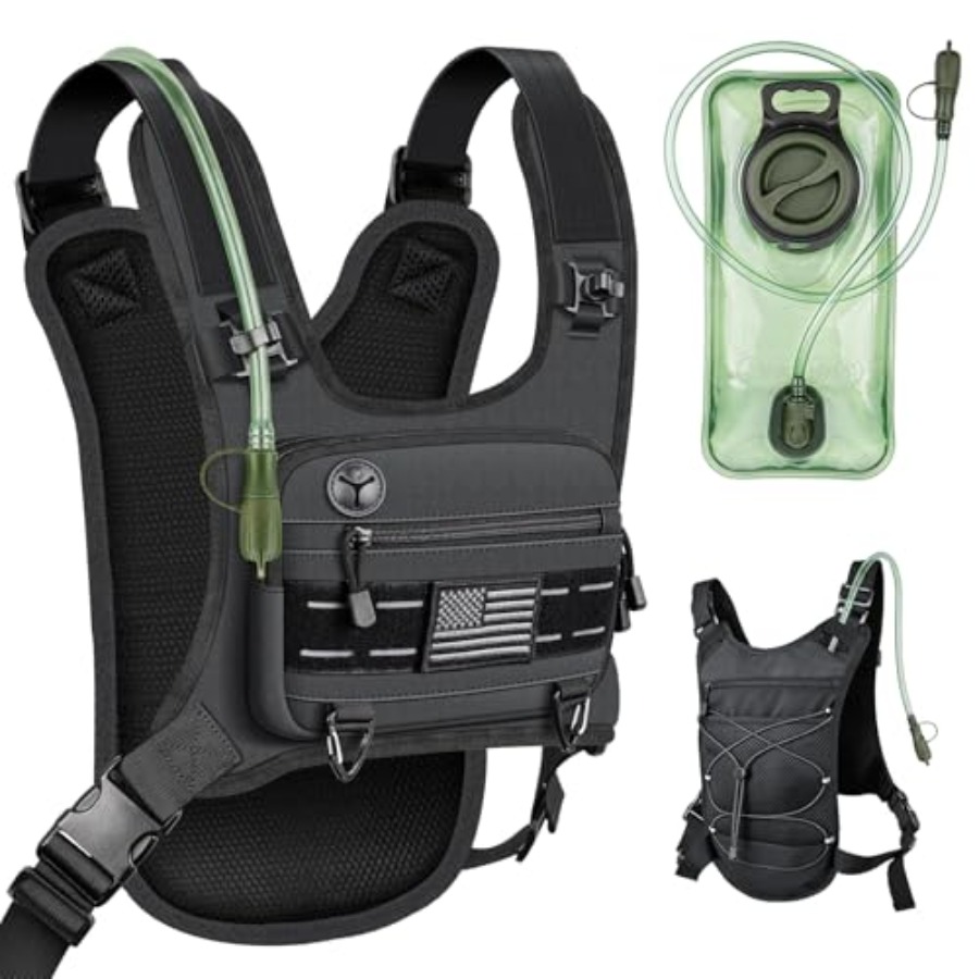Running Vest with 2L Water Bla - Reflective Running Gear Vest avis et prix