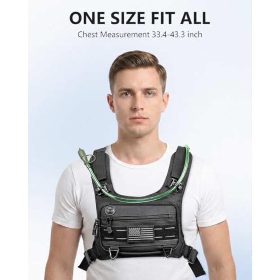 Running Vest with 2L Water Bla - Reflective Running Gear Vest avis et prix