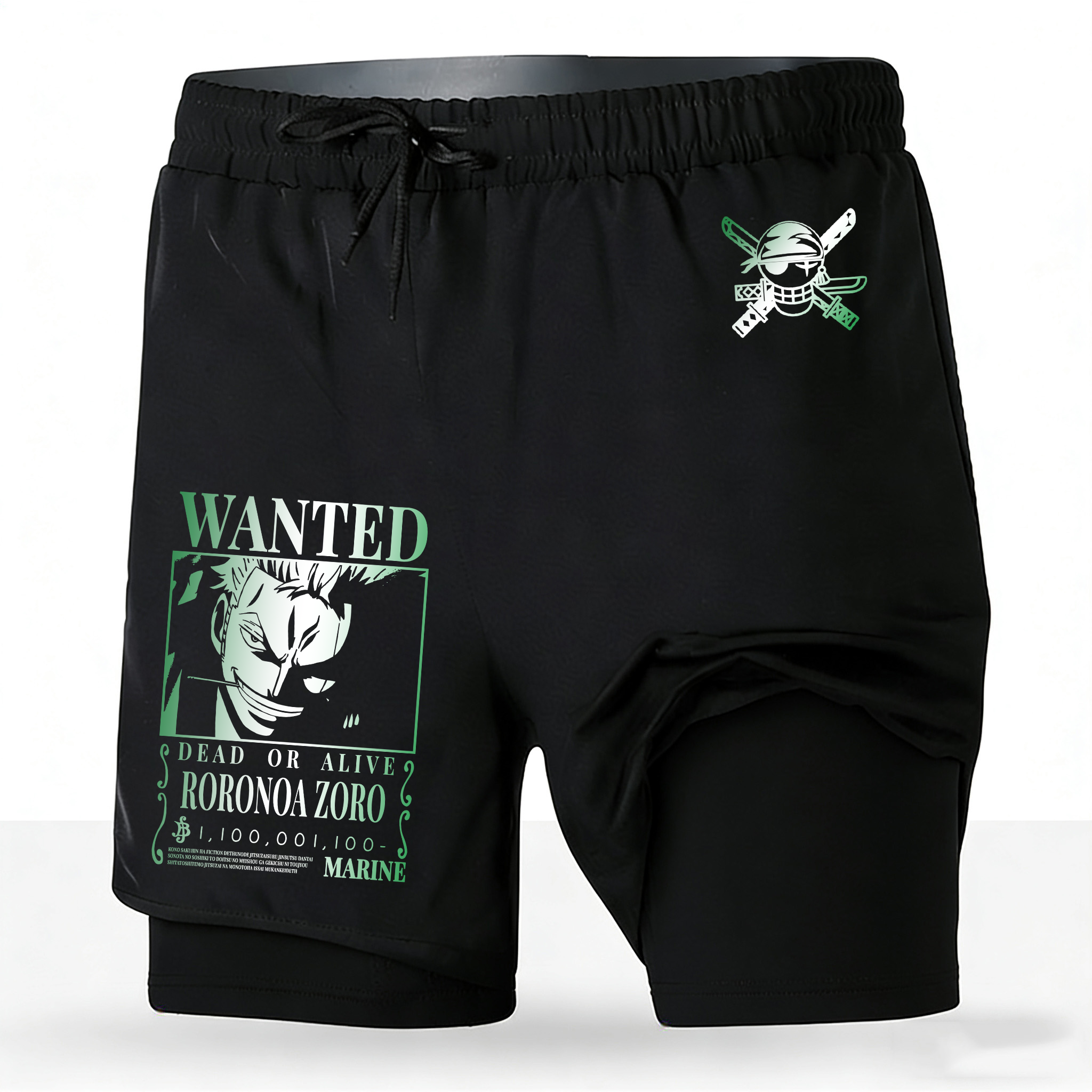 Men's One Piece Anime 2-in-1 R - Running Gear Japan avis et prix