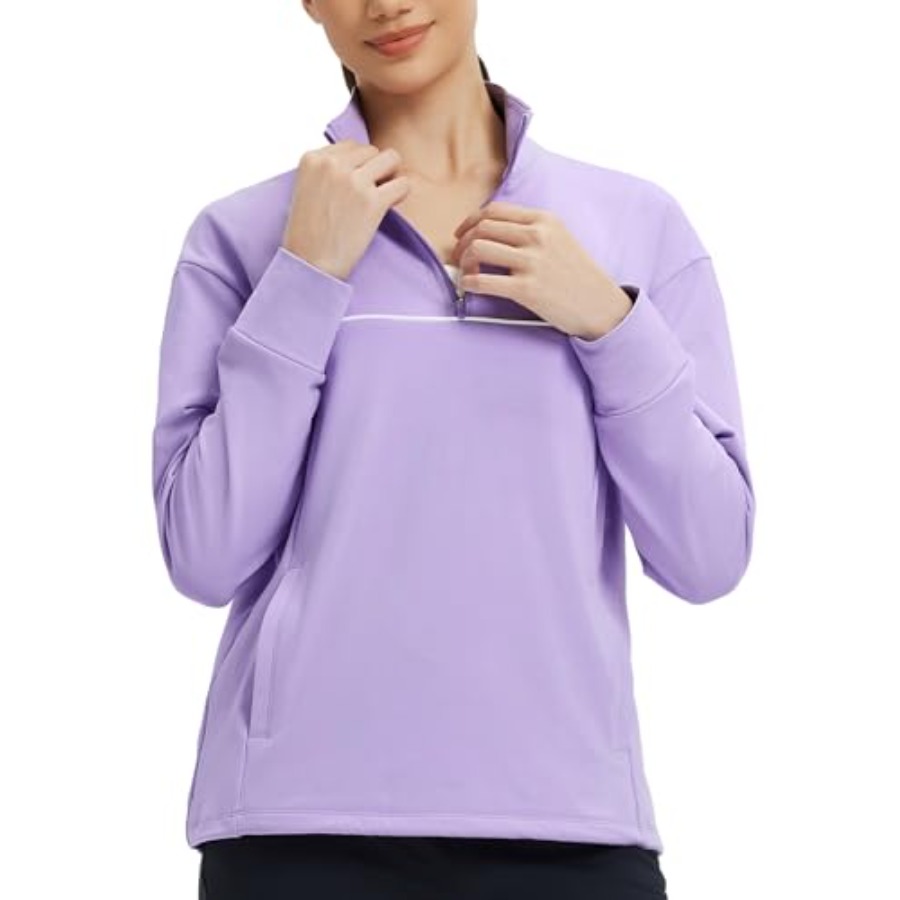 baleaf Women's Fleece Golf Pul - Winter Running Gear Jacket avis et prix