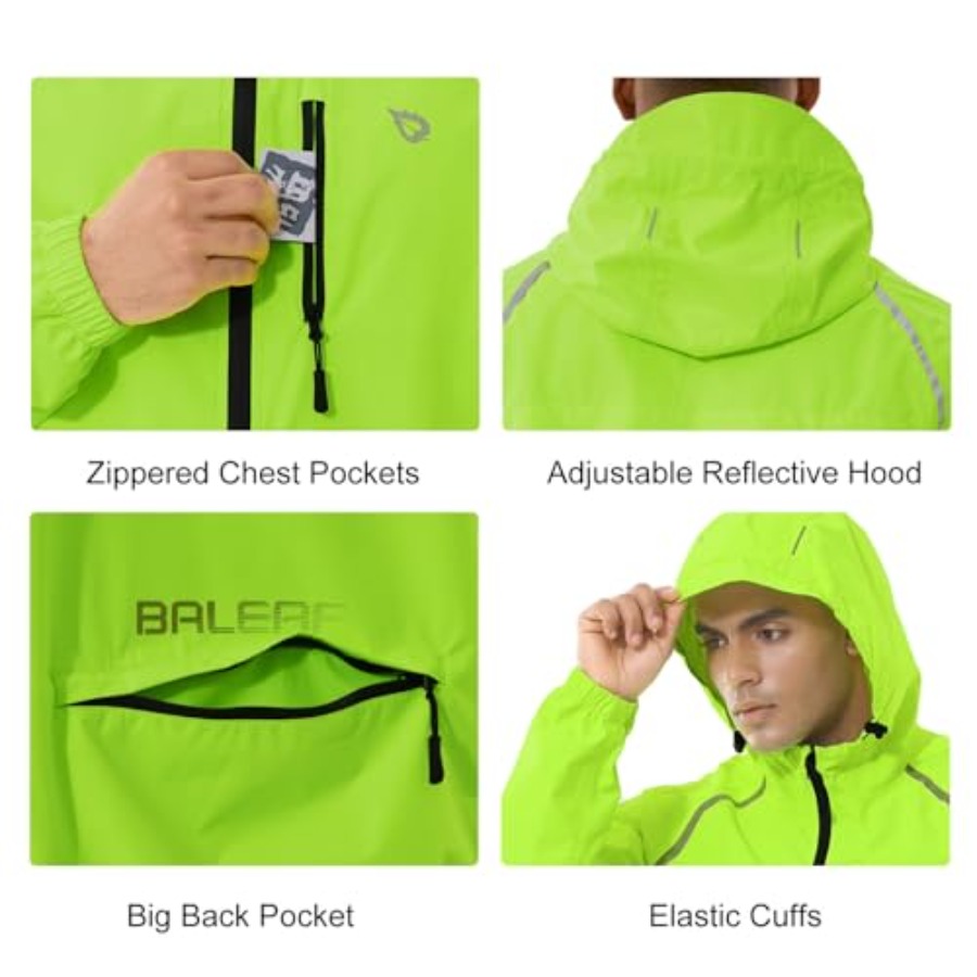 Men's Rain Jacket Waterproof W - Running Gear Rain avis et prix