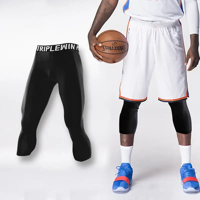 Men GYM Capri Running Tights P - Running Gear Men avis et prix