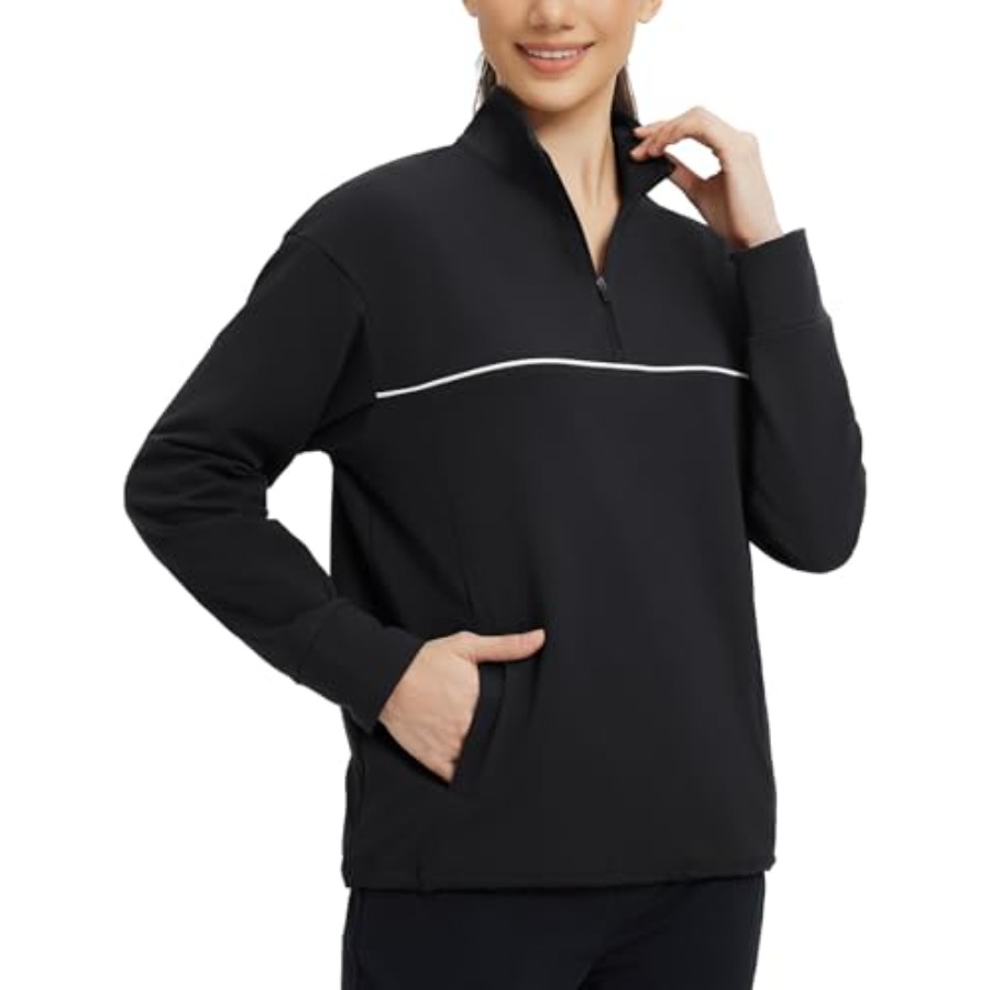 baleaf Women's Fleece Golf Pul - Winter Running Gear Jacket avis et prix