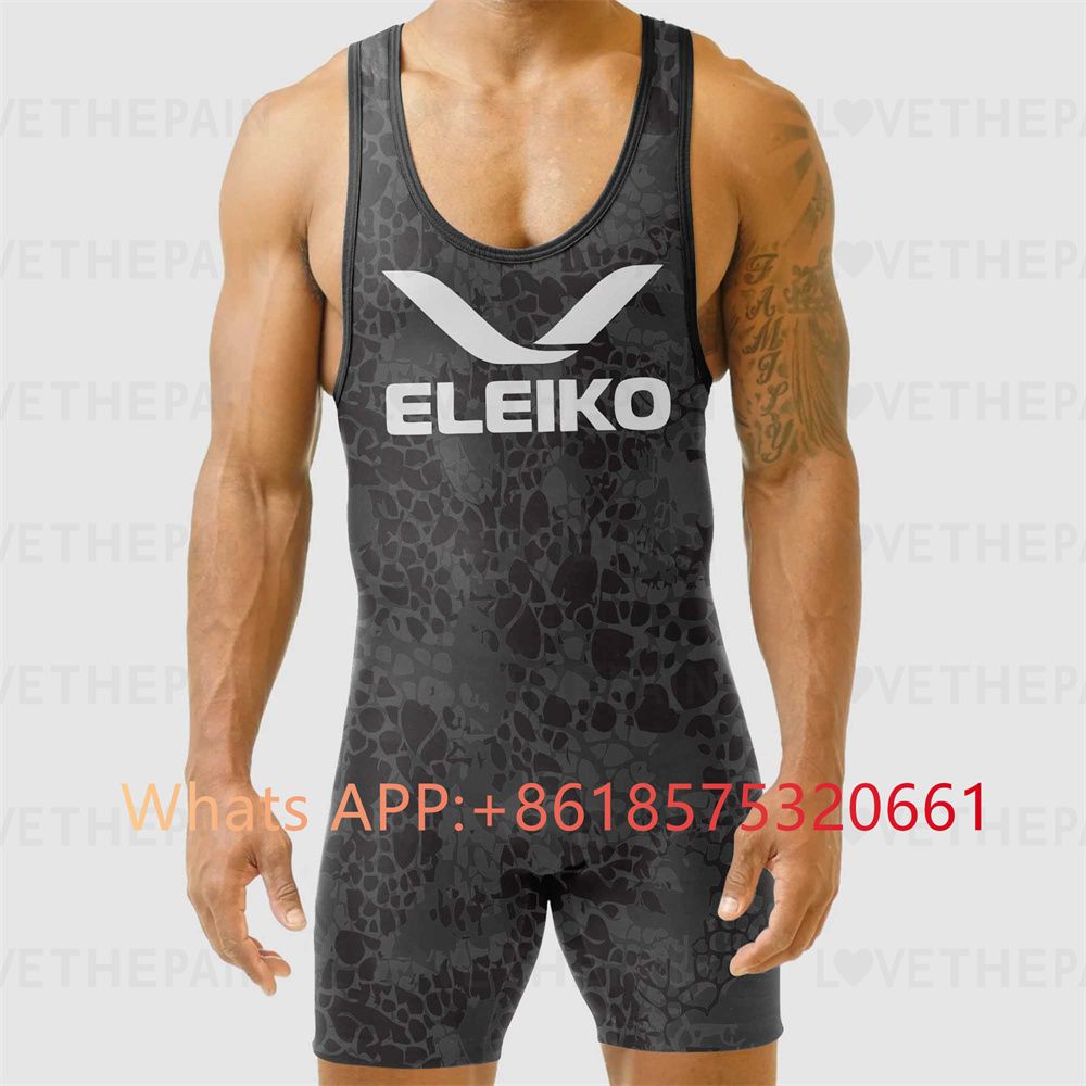 ELEIKO Mens Wrestling Singlet  - Running Gear Train avis et prix