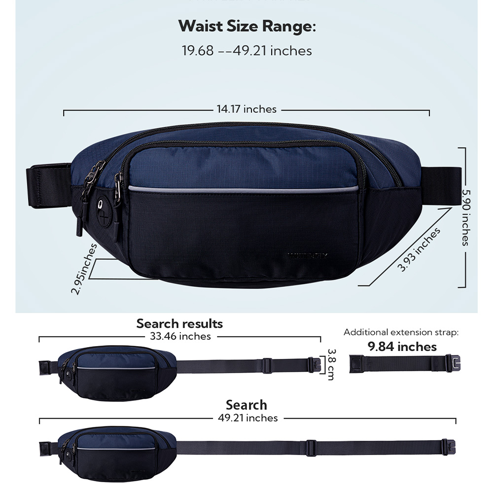 WATERFLY Fanny Pack Waist Bag  - Running Belt Waist avis et prix