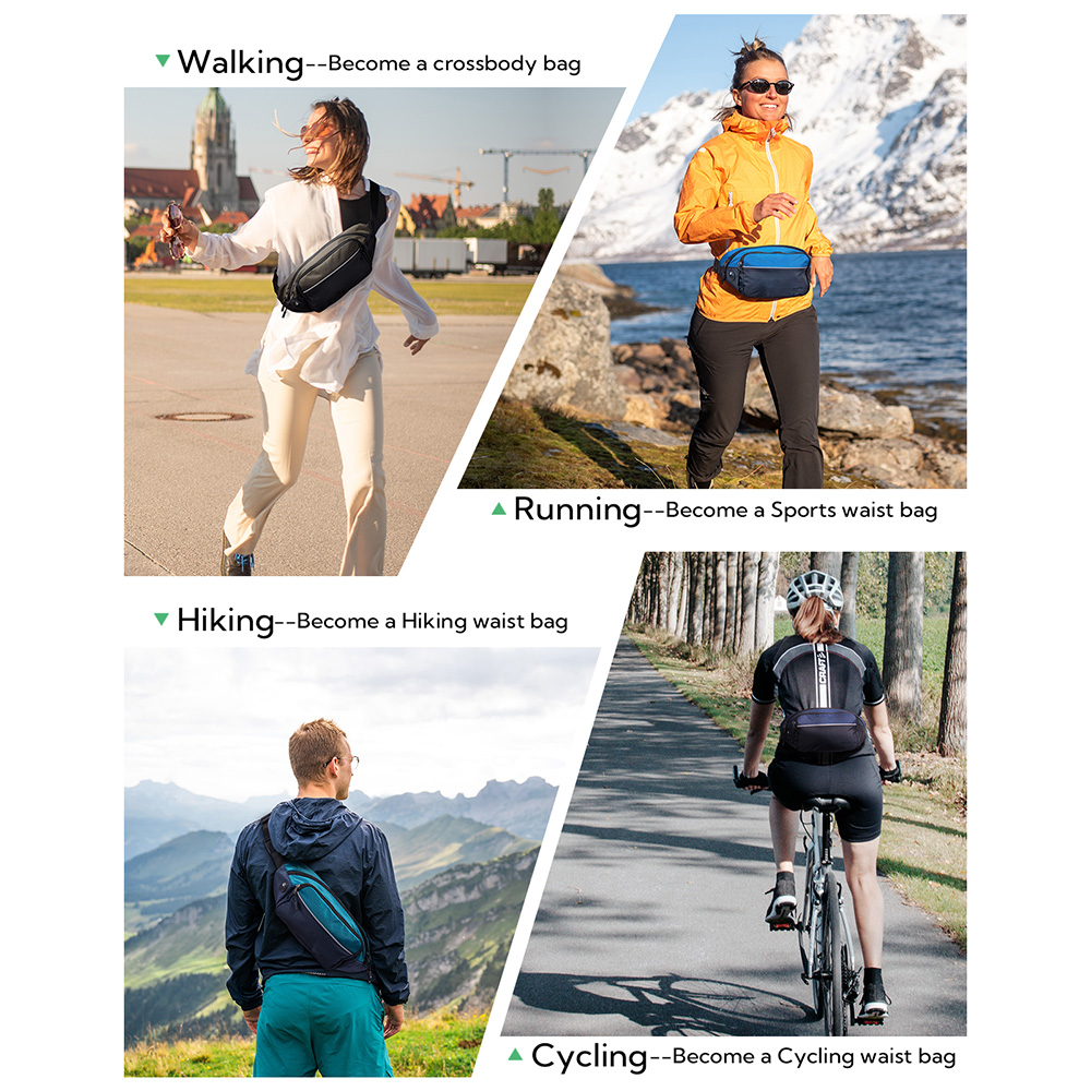 WATERFLY Fanny Pack Waist Bag  - Running Belt Waist avis et prix