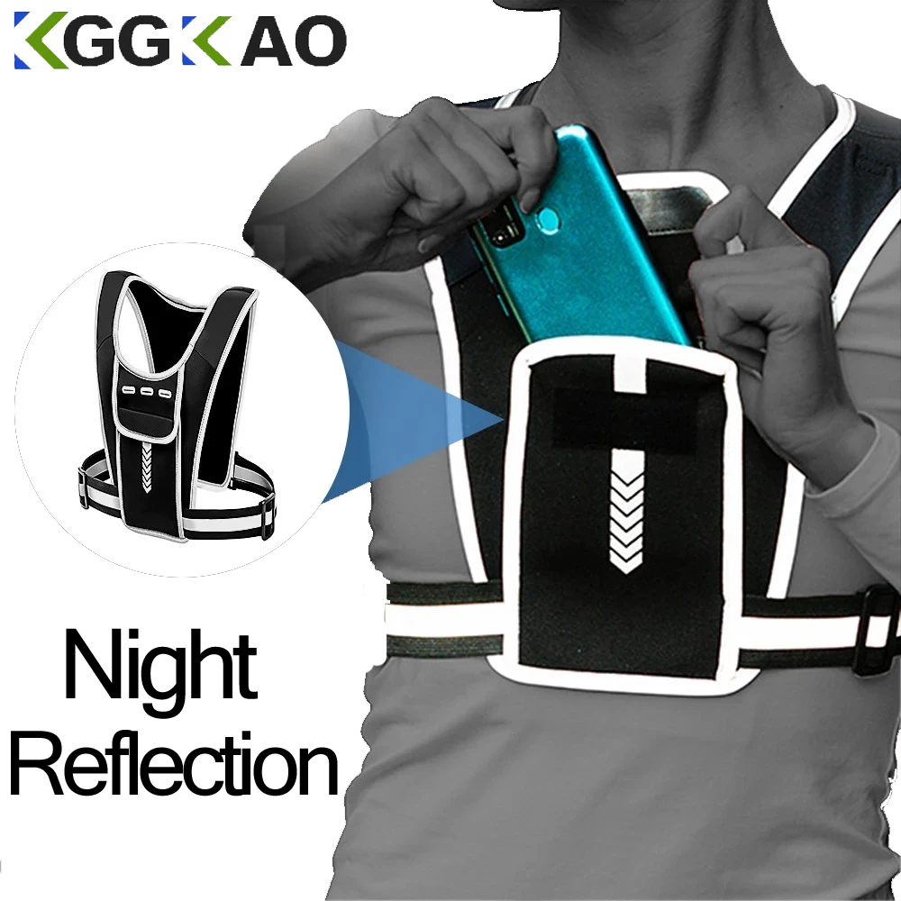 Running Vest Phone Holder for  - Reflective Running Gear Vest avis et prix