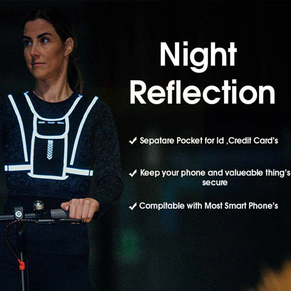 Running Vest Phone Holder for  - Reflective Running Gear Vest avis et prix