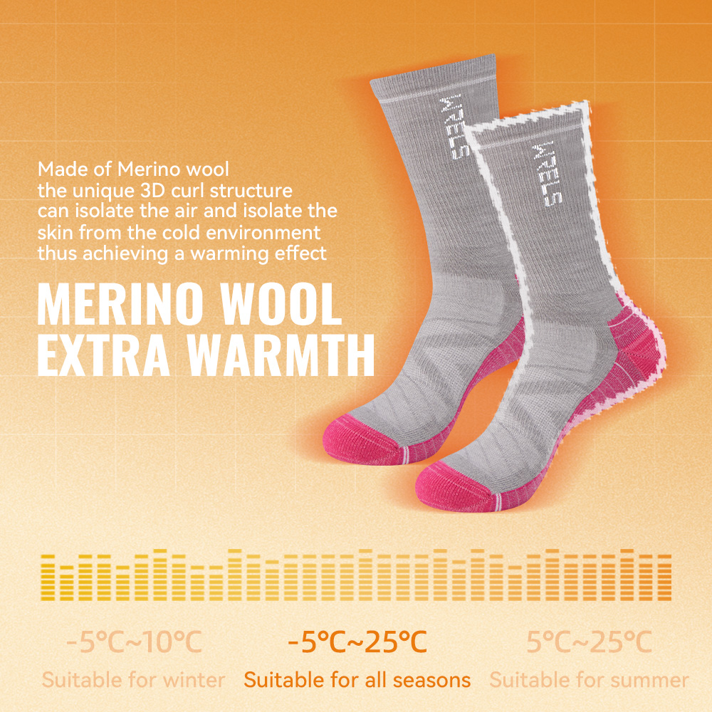 WRELS 1/2/3 Merino Wool Socks  - Running Gear Marathon avis et prix