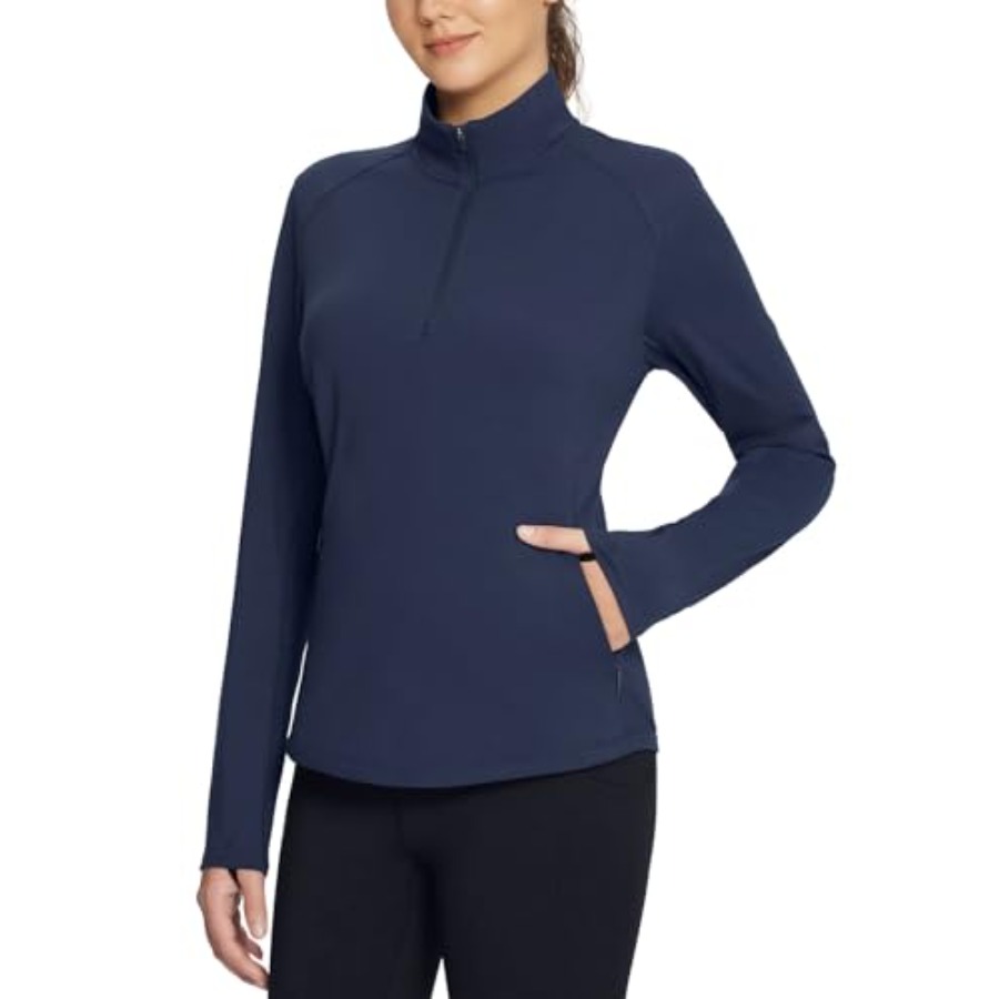 Women's Fleece Pullover Jacket - Winter Running Gear Jacket avis et prix