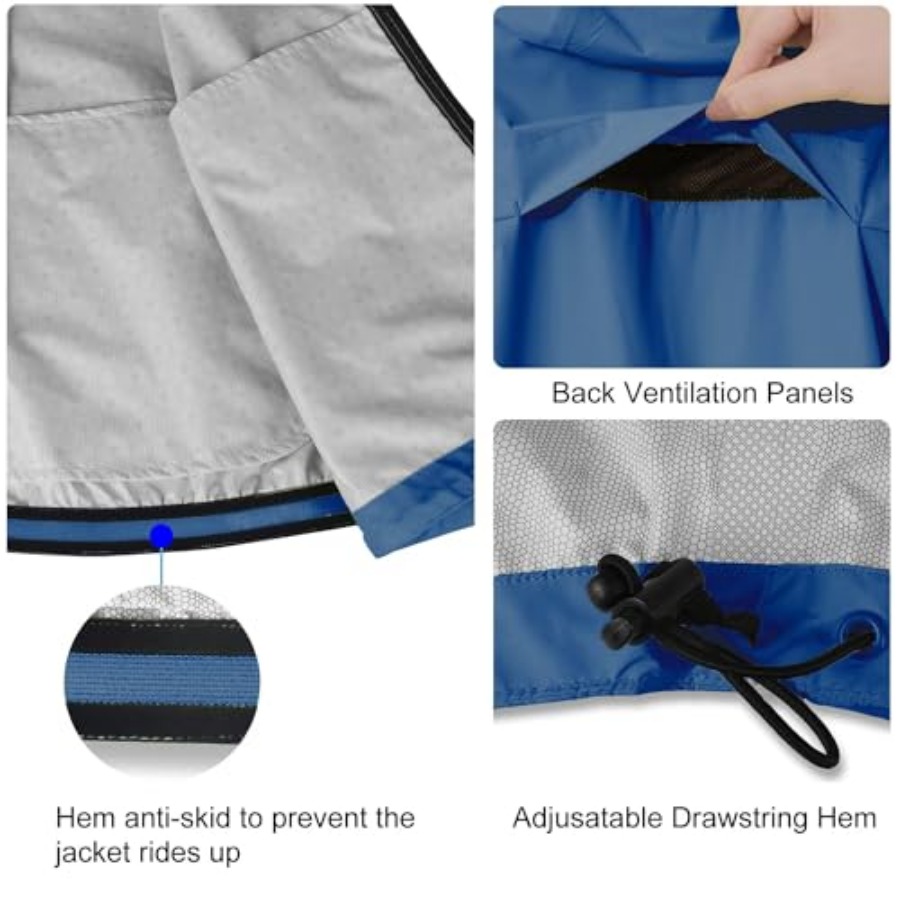 Men's Rain Jacket Waterproof W - Running Gear Rain avis et prix